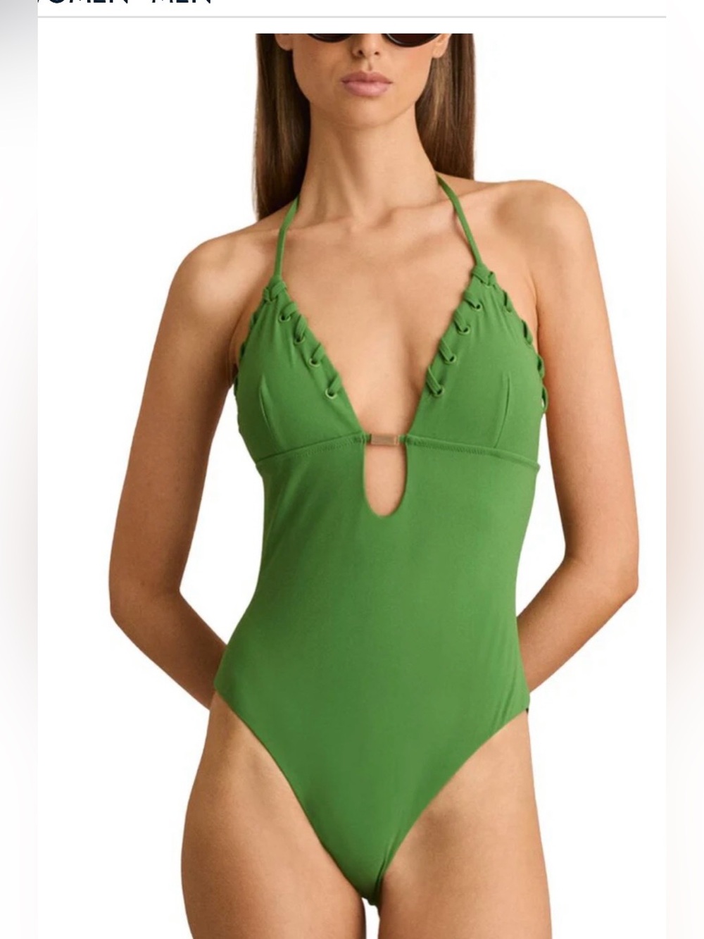 REISS NICOLE WHIPSTITCH SWIMSUIT size 6 NWT